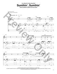 Sumthing, Sumthing Guitar and Fretted sheet music cover